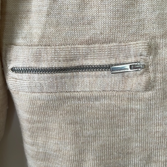 BCBG Max Azria soft wool blend oversized long sweater. Fine knit, zip po… - Picture 2 of 15